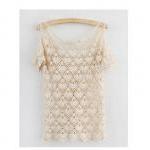 2013 Fashion Crochet Shirt Tops