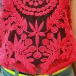 Cute Lace Crochet Vest