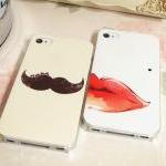 Cute Mustache And Lip Iphone 4 Case, Iphone Case,..