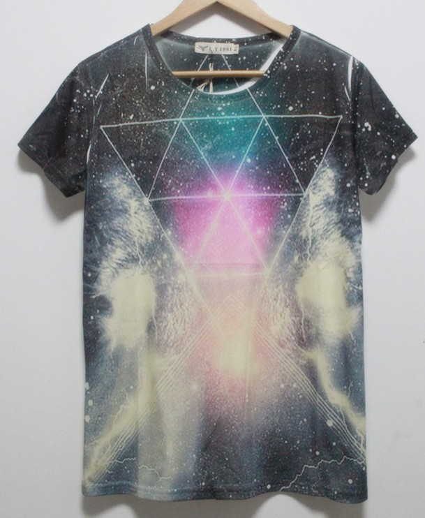 Fantasy Triangle Men's Galaxy T-shirt