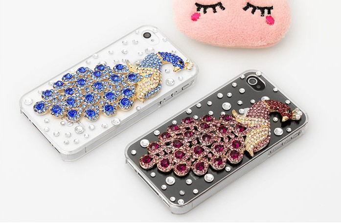 Bling Phoenix Girl Case For Iphone 4 And Iphone 4s.