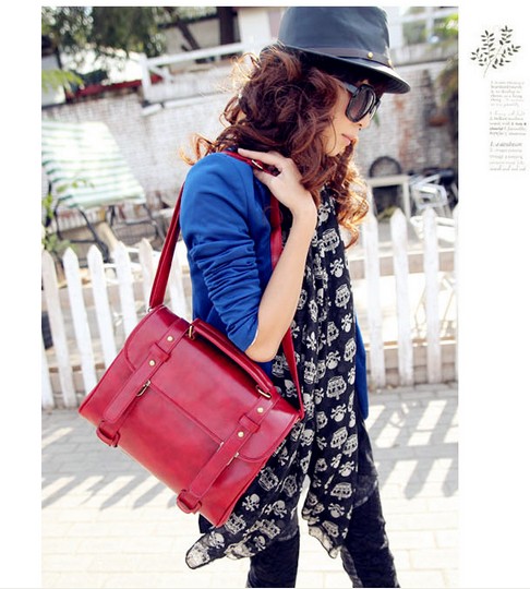 Womens Bags Vintage Satchel Fashion Messenger Handbags Shoulder ...
