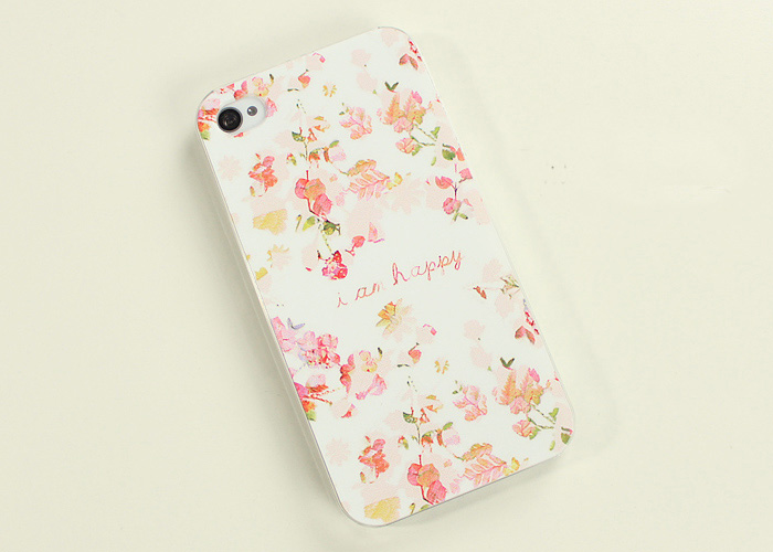 Pink Floral Iphone 4 Case, Pink Floral Iphone 4s Case on Luulla