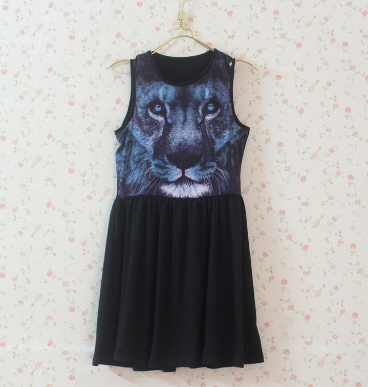 Cute 3d Print Animal Dress