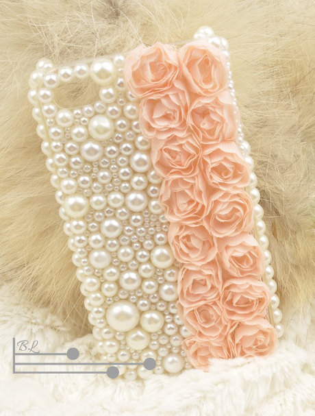Rose Pearl Iphone Case For Iphone 4 Iphone 4s